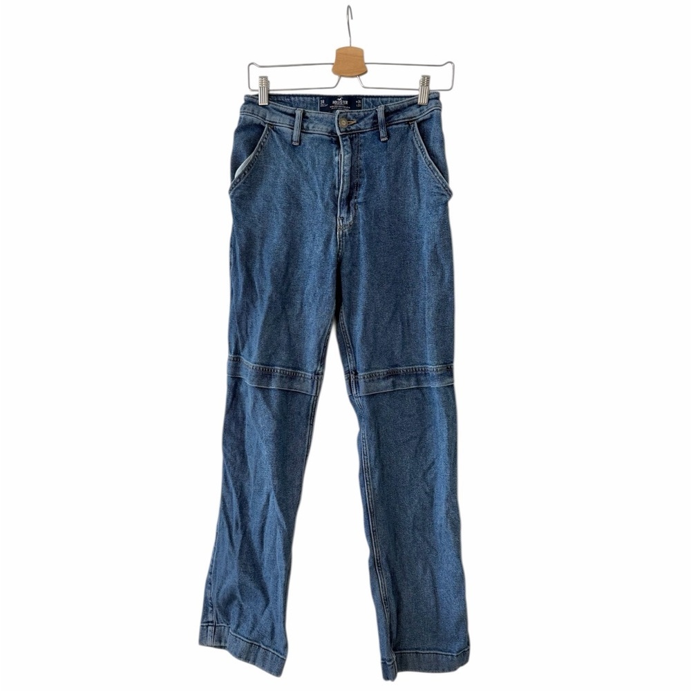 Hollister Ultra High Rise Dad Jeans in Medium Blue Denim Size 3/26